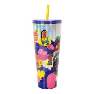 Starbucks Ananya Rao Middleton 2024 24 Oz Tumbler Hologram Iridescent Colorful